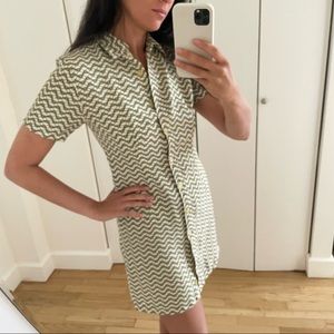Mini vintage printed dress
